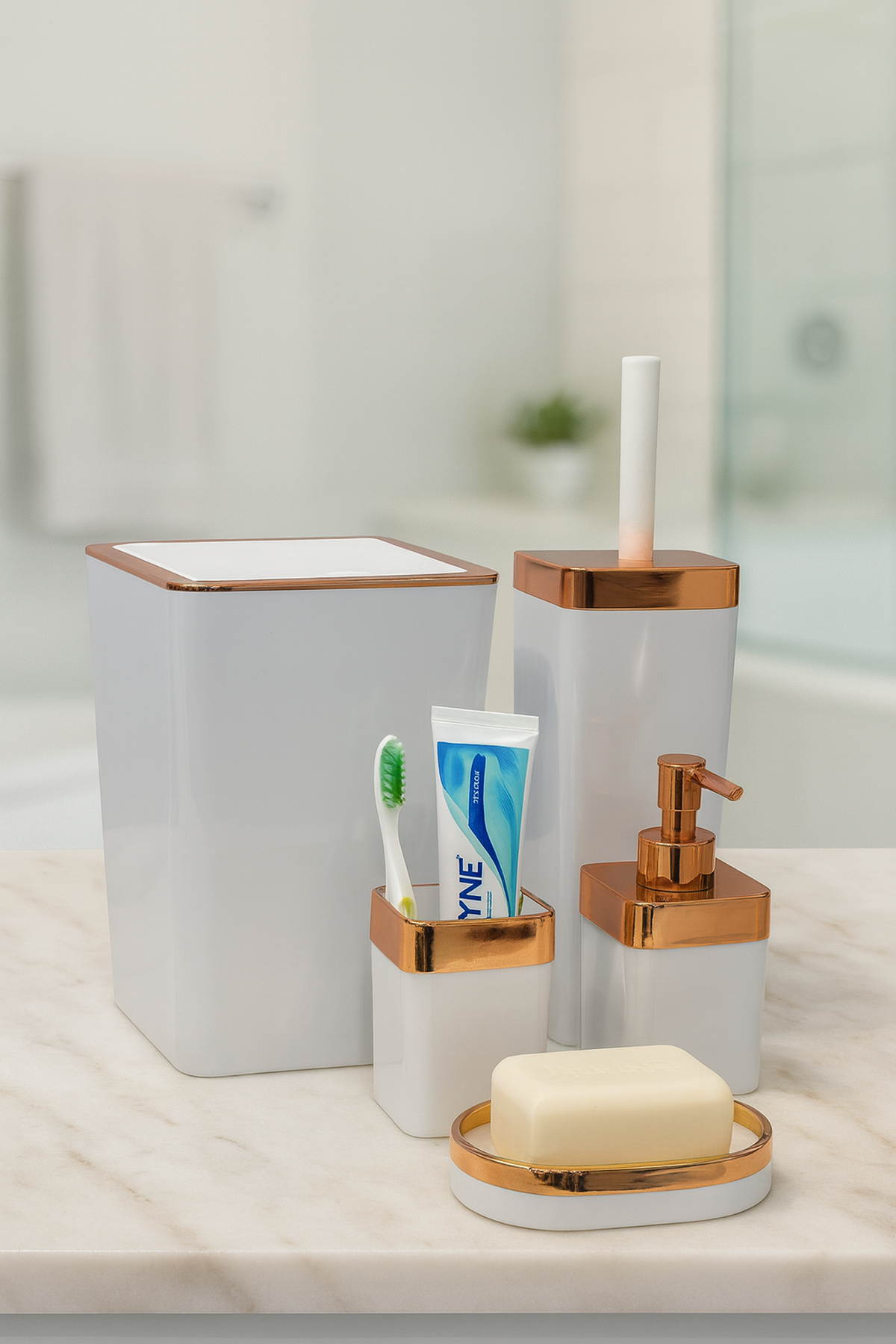 5 Parça Banyo Seti – Şık ve Modern Tasarım