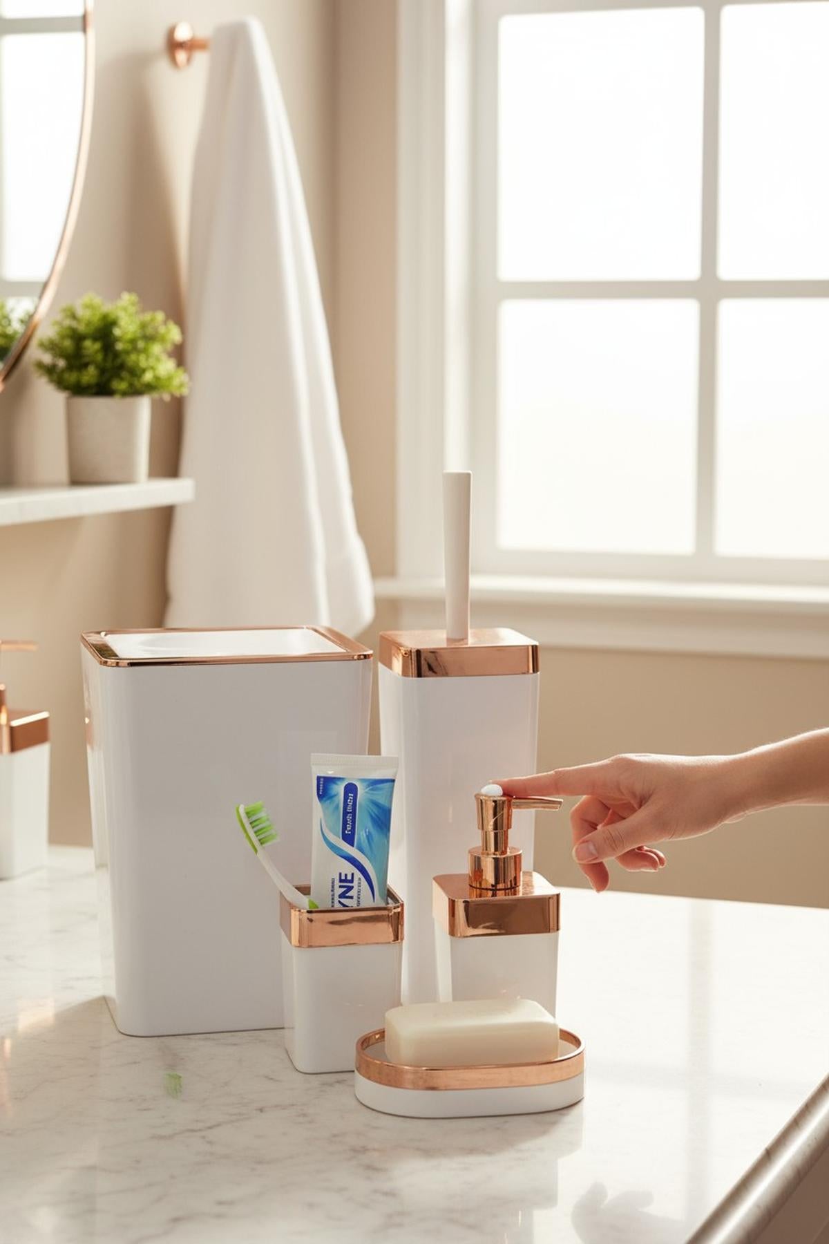 5 Parça Banyo Seti – Şık ve Modern Tasarım